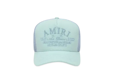 AMIRI Arts District Trucker Hat "Ice Blue"