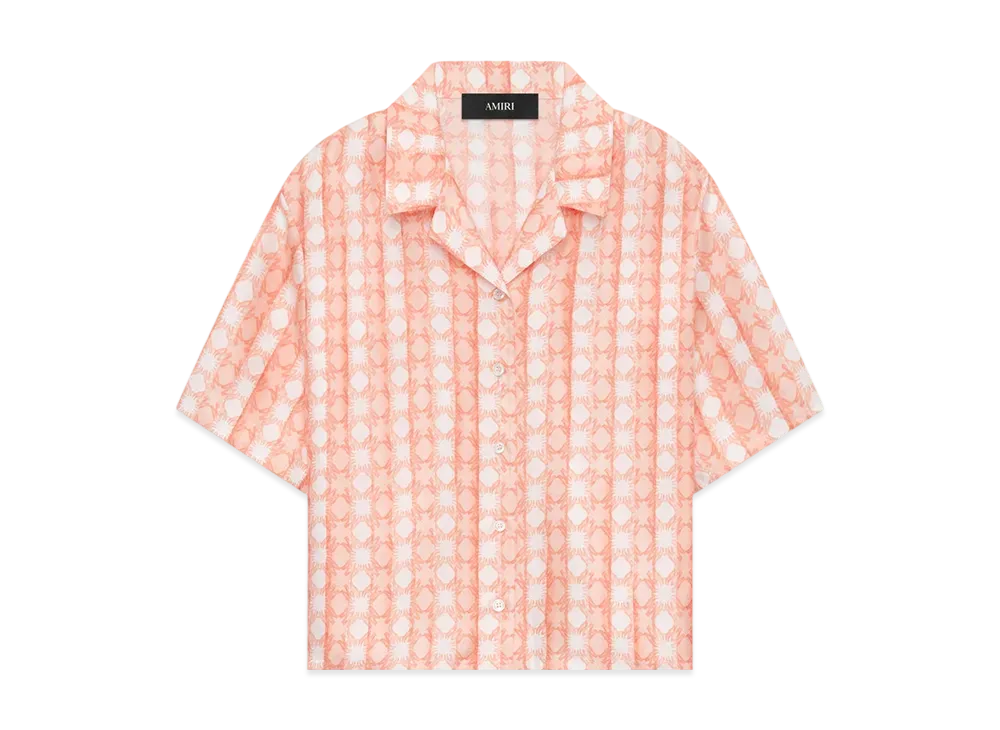 AMIRI Women's MA Quad Shirt "Malibu Peach"