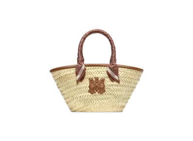 AMIRI Women's MA Raffia Micro Tote "Brown"