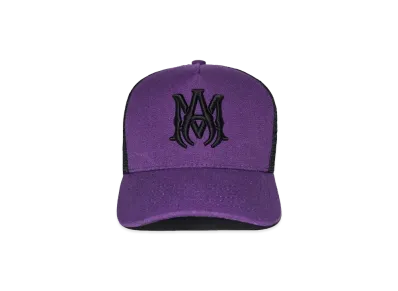 AMIRI Logo-Patch Trucker Cap "Purple"