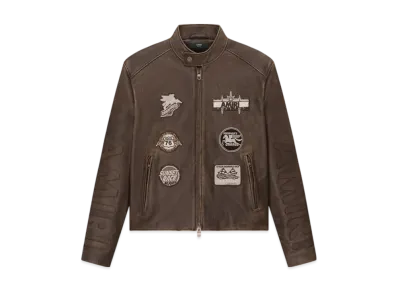 AMIRI Patch Racer Jacket "Walnut Brown"