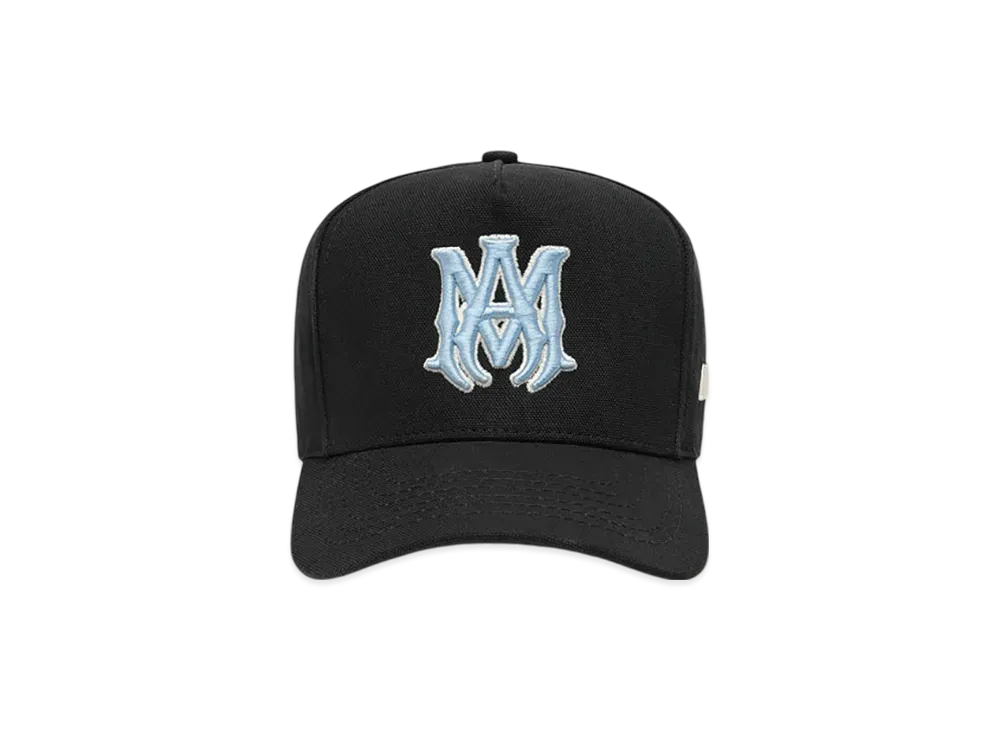 AMIRI MA Outline Canvas Hat "Black/Blue"