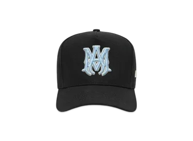 AMIRI MA Outline Canvas Hat "Black/Blue"