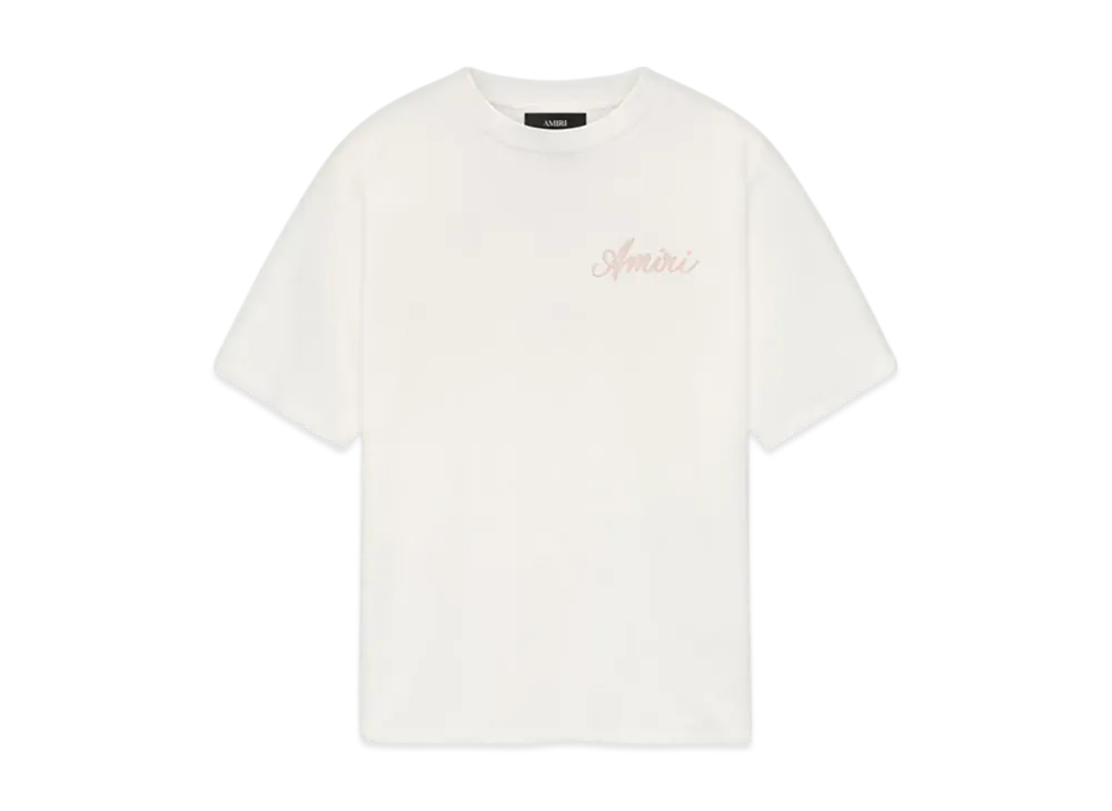 AMIRI Box Script Tee "Malibu Peach"