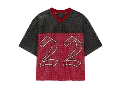 AMIRI 22 Oversized Jersey "Varsity Red"