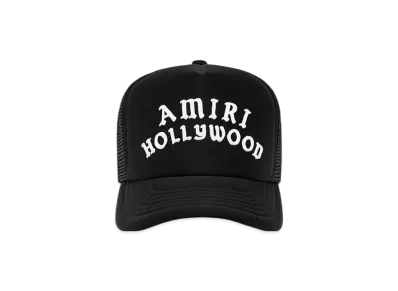 AMIRI Hollywood Trucker Hat "Black"