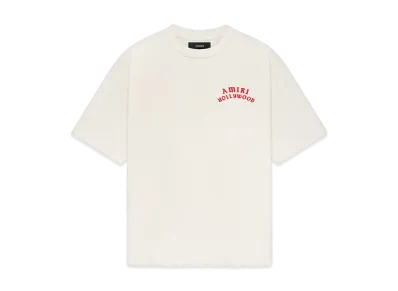 AMIRI Hollywood Oversized Tee "Ivory Red"