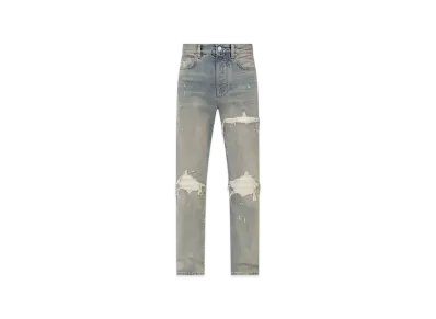 AMIRI Suede Straight MX1 Jean "Antique Indigo"