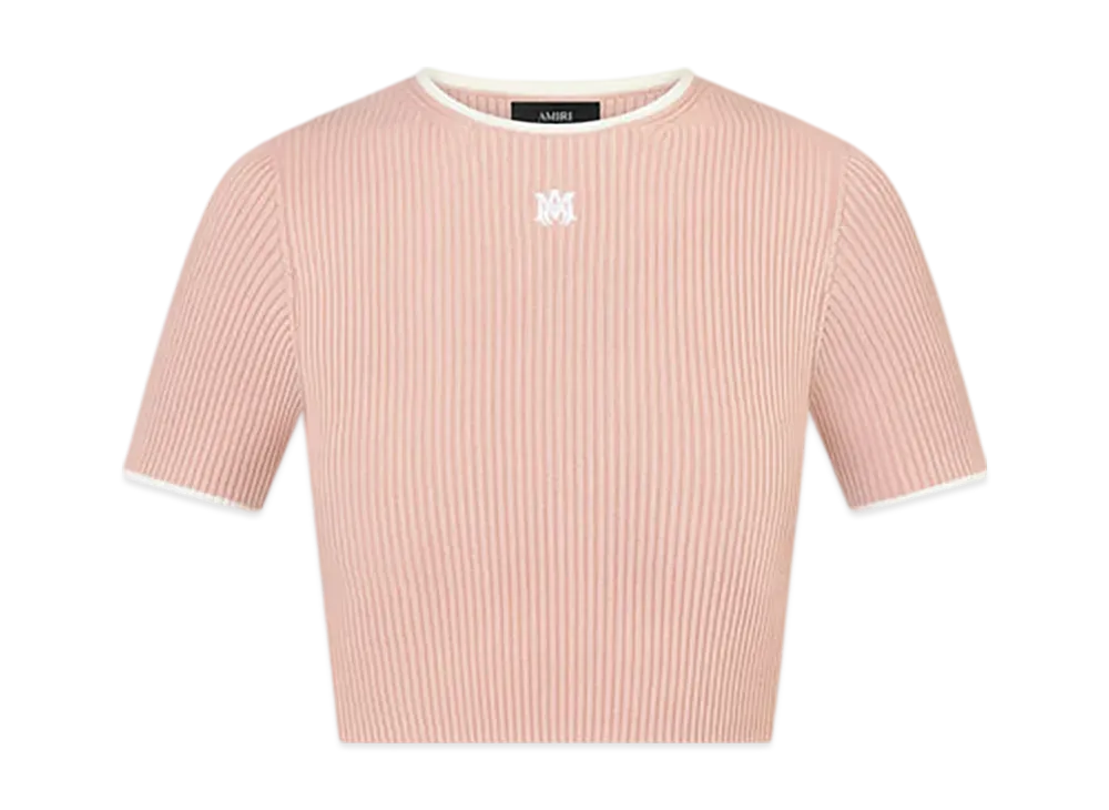 AMIRI Women's MA Baby Tee "Dusk Pink"