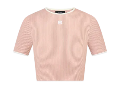 AMIRI Women's MA Baby Tee "Dusk Pink"