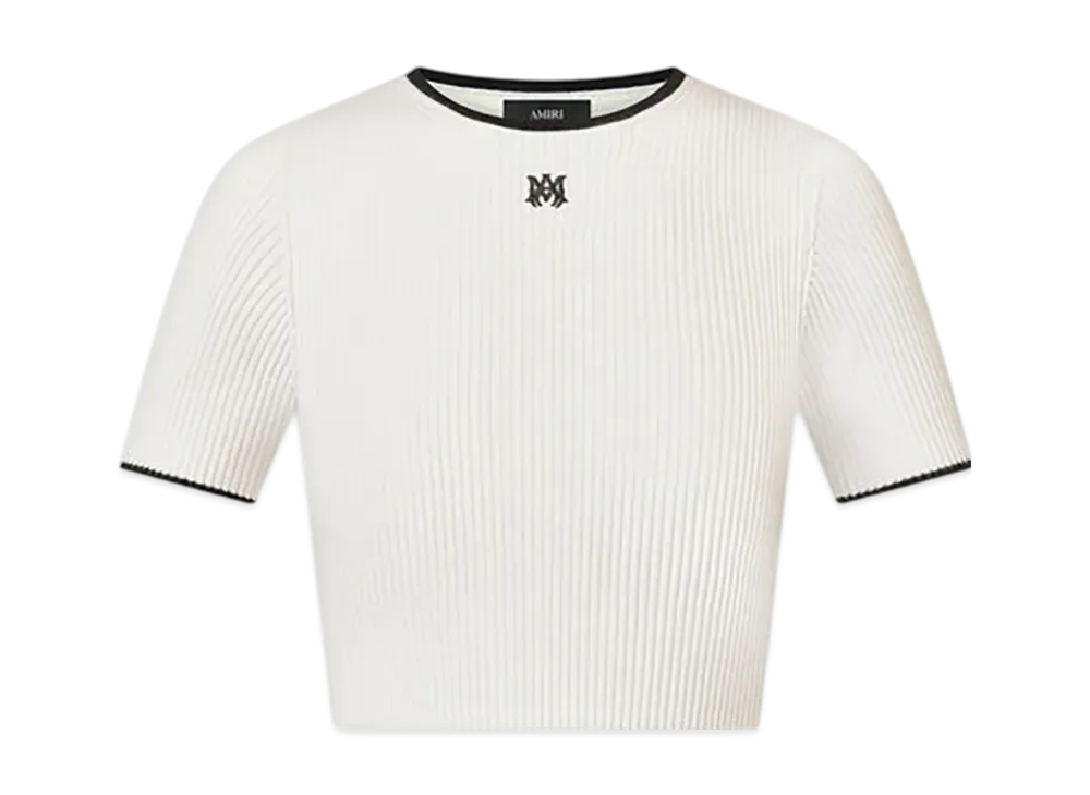 AMIRI Women's MA Baby Tee "Ivory"
