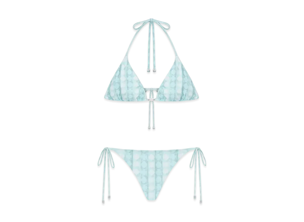 AMIRI Women's MA Quad Bikini "Ice Blue"