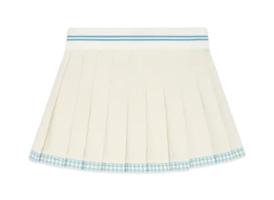 AMIRI Women's MA Quad Skirt "Ice Blue"