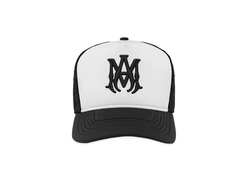 アミリ MA ツートーン トラッカー ハット "ブラック"