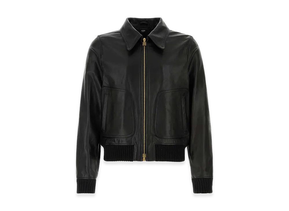 AMIRI Leather Jacket "Black"