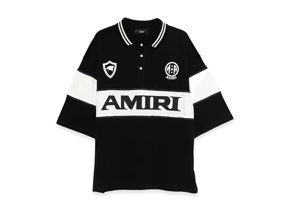 AMIRI Sport Polo Shirt "White/Black"