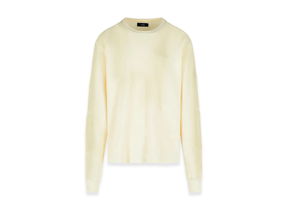 AMIRI Cream Cotton Sweater "Yellow"