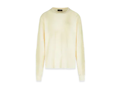 AMIRI Cream Cotton Sweater "Yellow"