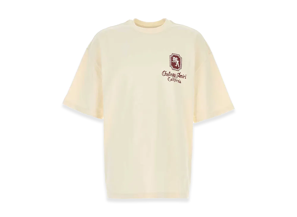 AMIRI Ivory Cotton Oversize Tee "White"