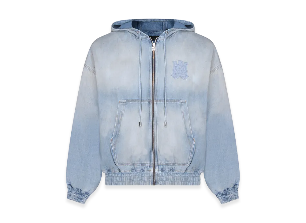 AMIRI MA Denim Hoodie "Blue"