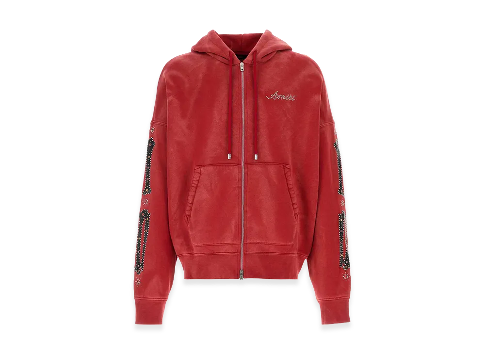 AMIRI Cotton Hoodie "Red"