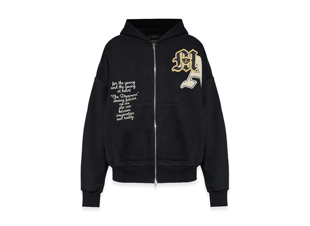 AMIRI Zip Hoodie "Black"