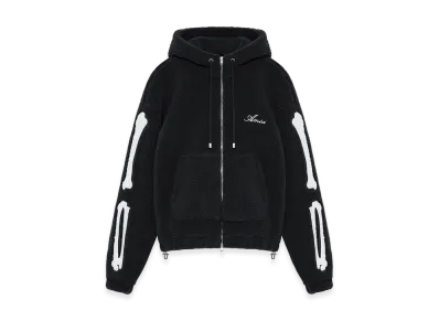AMIRI Fleece Zip Hoodie "Black"