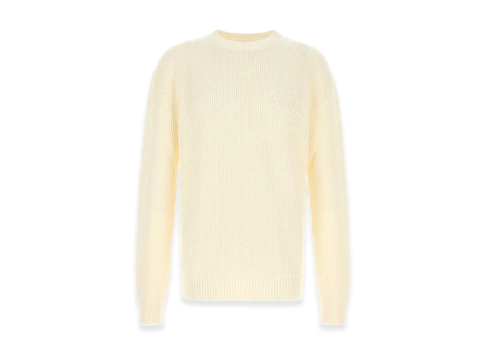 AMIRI Cream Crochet Sweater "White"
