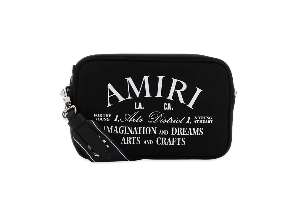 AMIRI Fabric Crossbody Bag "Black"