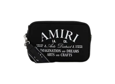 AMIRI Fabric Crossbody Bag "Black"