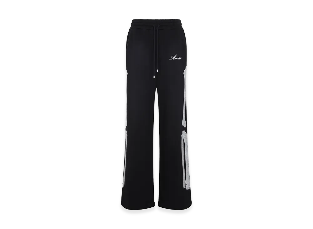 AMIRI Bones Oversized Sweatpants "Black"