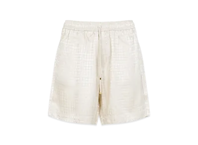 AMIRI Quad Jacquard Short "White"