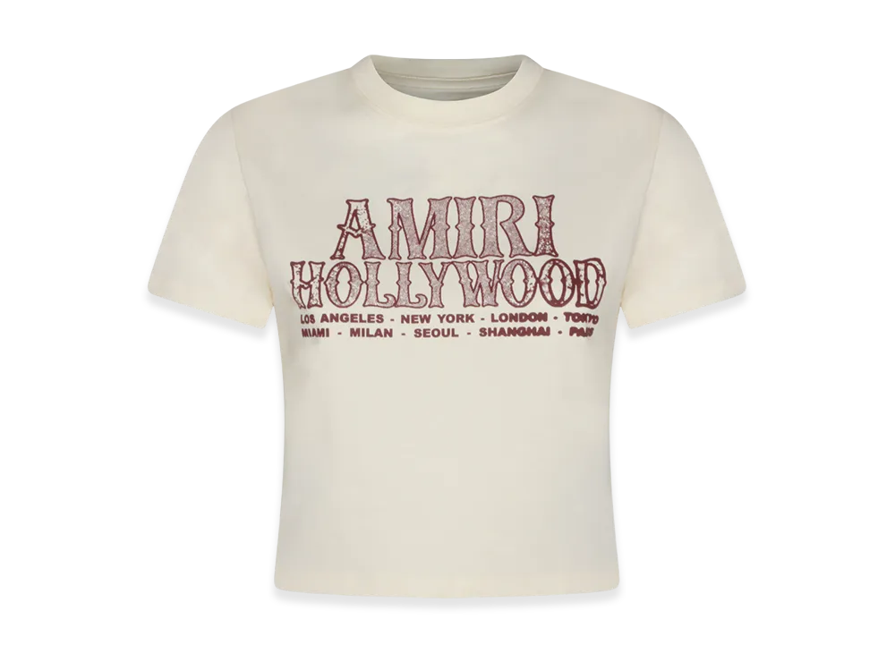 AMIRI Women's Hollywood Tee "White"