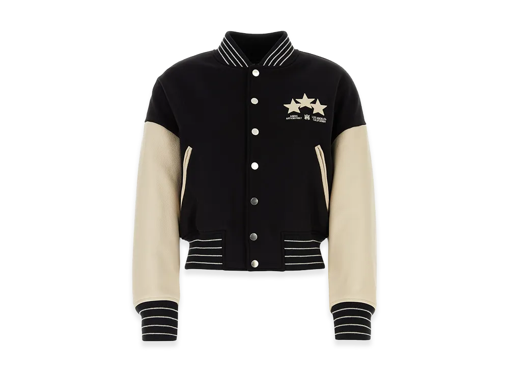 AMIRI Women's Stars Varsity Jacket "Black"