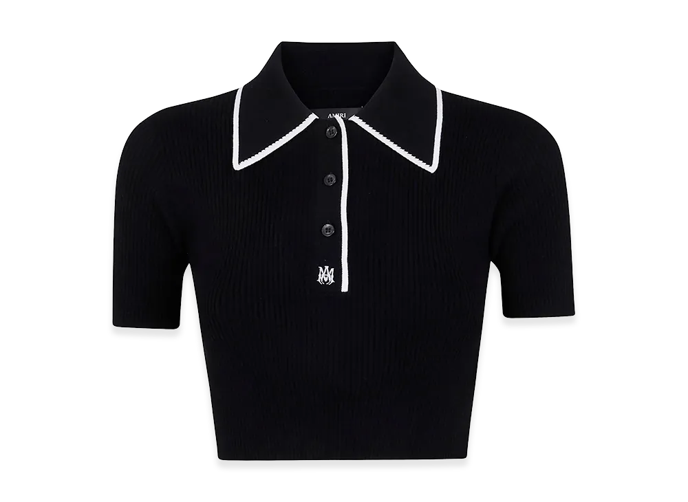 AMIRI Women's Polo Shirt "Black"