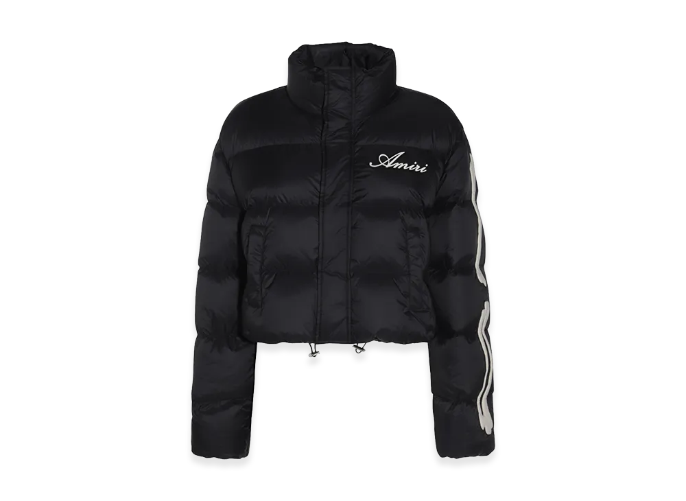 AMIRI Women's Nylon Down Jacket "Black"