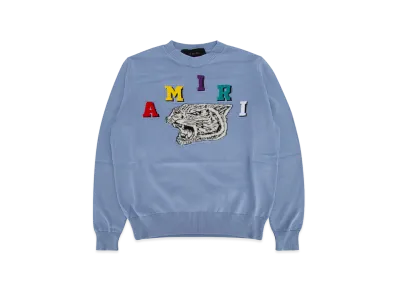 AMIRI Kids Cotton Sweaters "Blue"