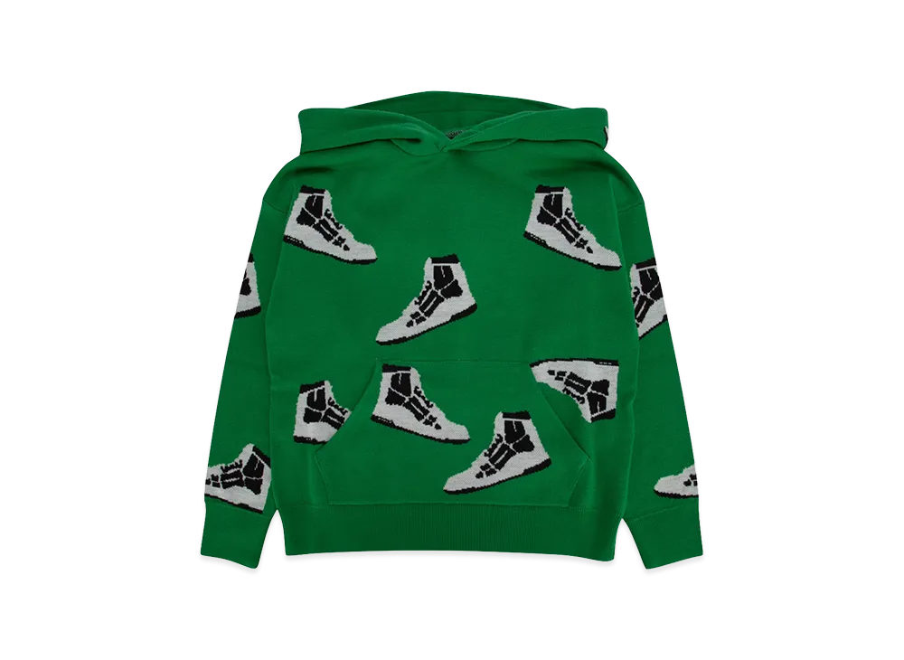 AMIRI Kids Merino Wool Hoodie "Green"