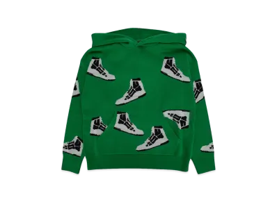 AMIRI Kids Merino Wool Hoodie "Green"