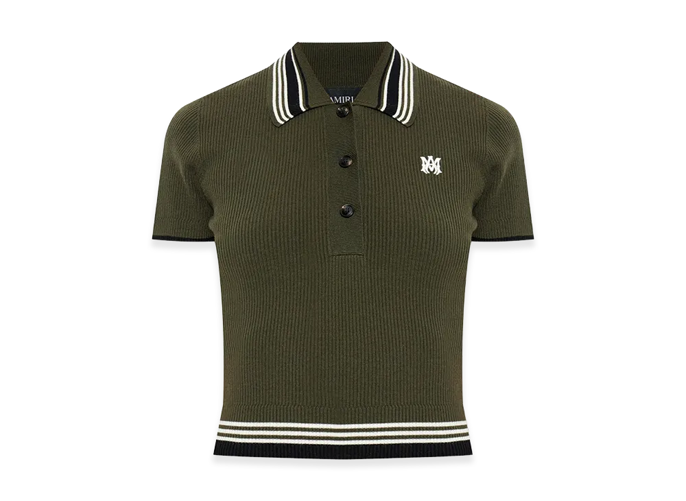 AMIRI Women's Polo Shirt "Dark Green"