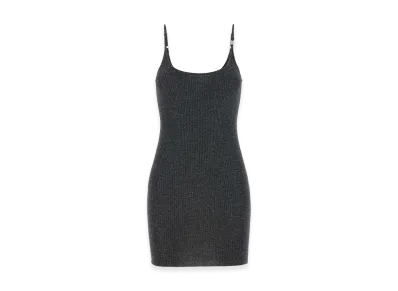 AMIRI Women's Wool Blend Mini Dress "Black"
