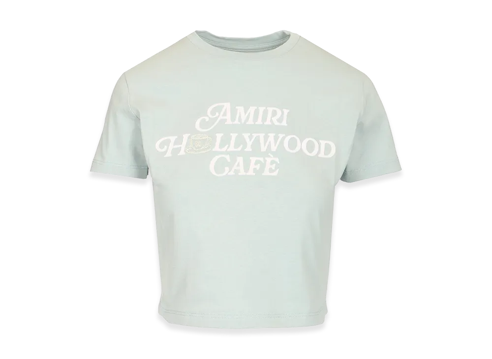 AMIRI Women's "Hollywood Cafe" T-Shirt "Green"