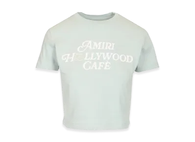 AMIRI Women's "Hollywood Cafe" T-Shirt "Green"
