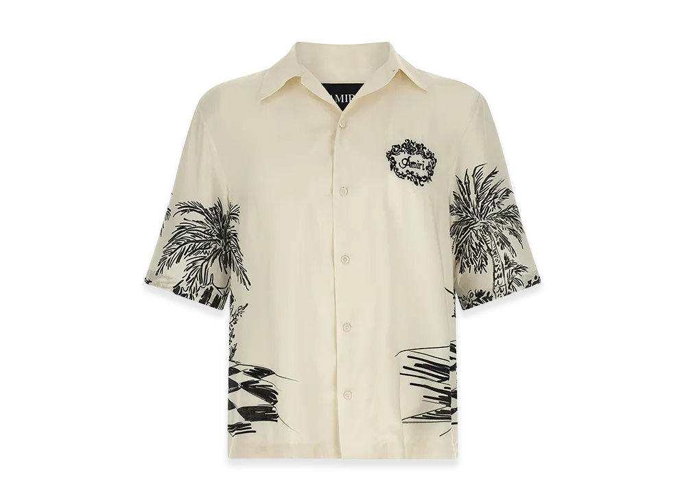 AMIRI 'Chateau Sketch' Shirt "White/Black"