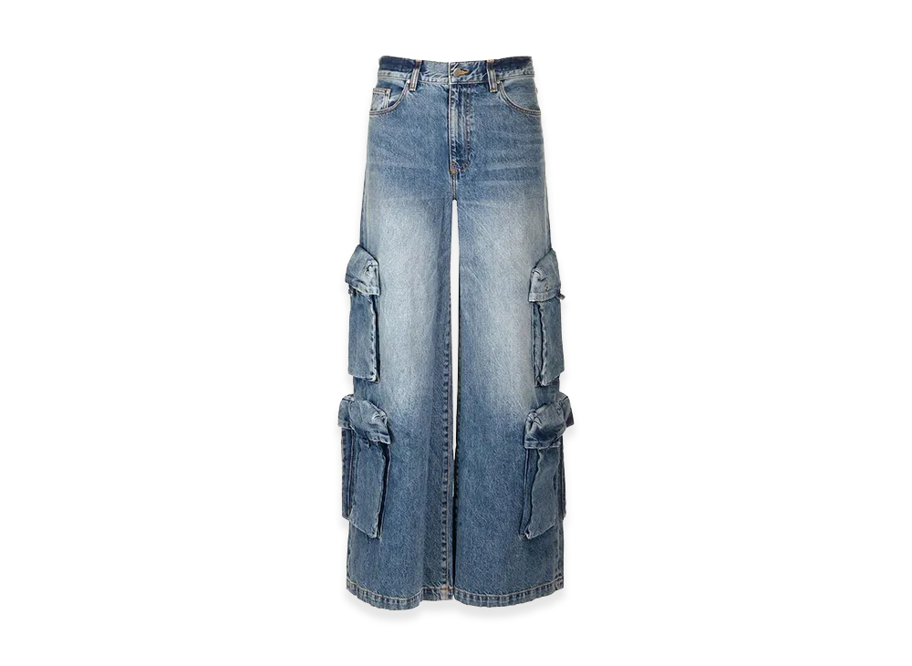 AMIRI Women's Cargo Jeans "Blue"
