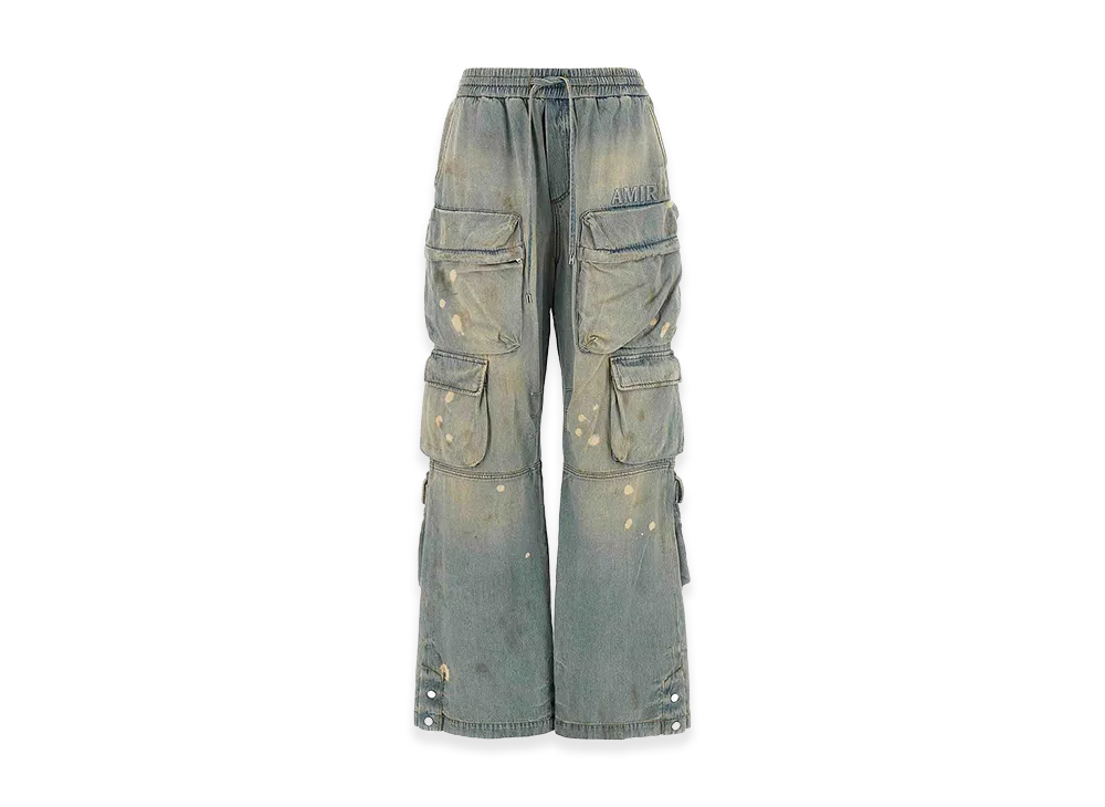 AMIRI Women's Cargo Jeans "Light Blue"