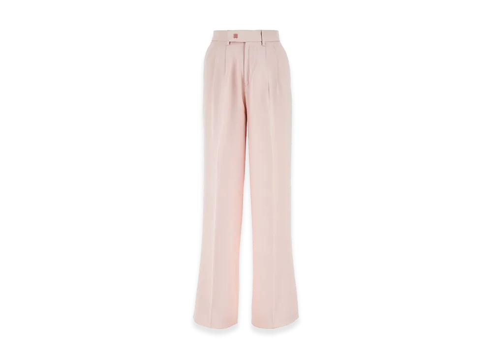 AMIRI Women's Viscose Wide-Leg Pant "Light Pink"