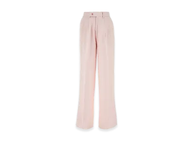 AMIRI Women's Viscose Wide-Leg Pant "Light Pink"