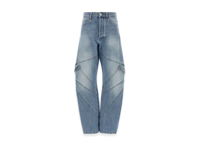 AMIRI Women's Panel Jeans "Light Blue"