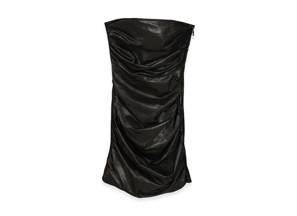 AMIRI Women's Leather Mini Dress "Black"
